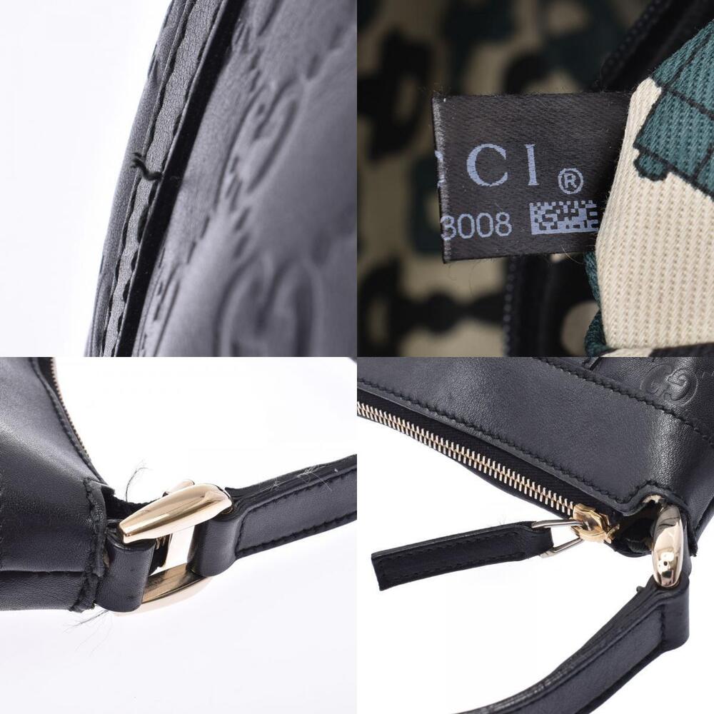 Gucci Black Leather Shoulder ssima Bag - Picture 10 of 11
